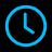 Blue Clock