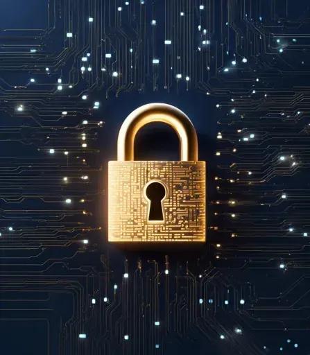 Lock representing security and fraud prevention