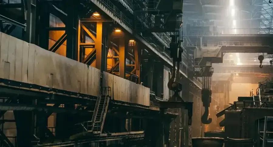 Industrial factory visual representing the logistics industry for optimisation