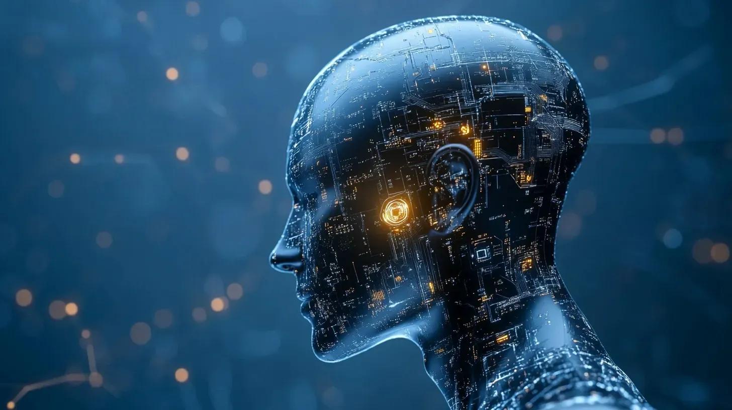 AI robot visualising AI risk management for effective governance