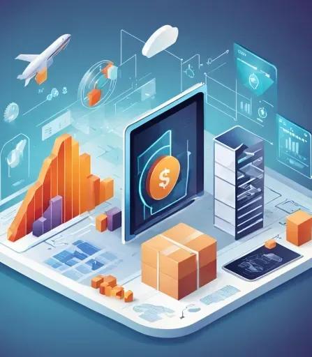 Graphic showing inventory optimisation benefits for logistics and supply chain efficiency